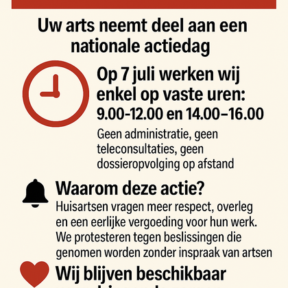 Actie 7 juli 2025